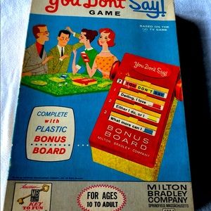 You Dont Say Game Vintage 1963 Milton Bradley Game